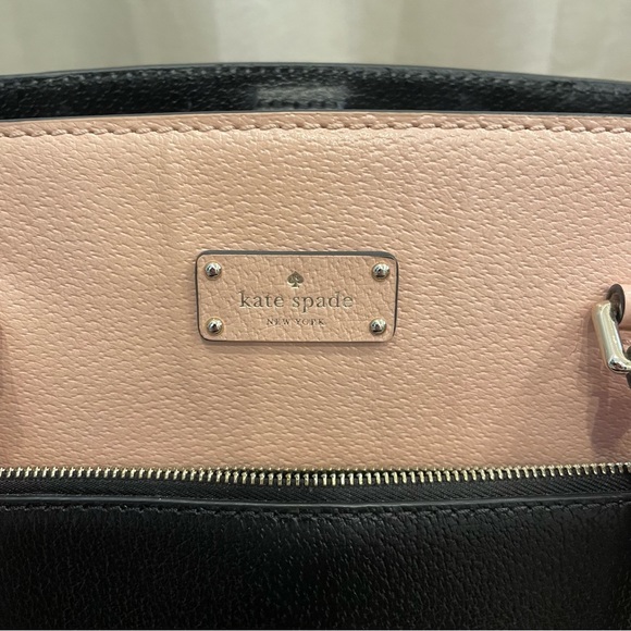 Kate Spade Grove Street Mauve Shoulder Bag - Black/Warm Vellum - Picture 8 of 10